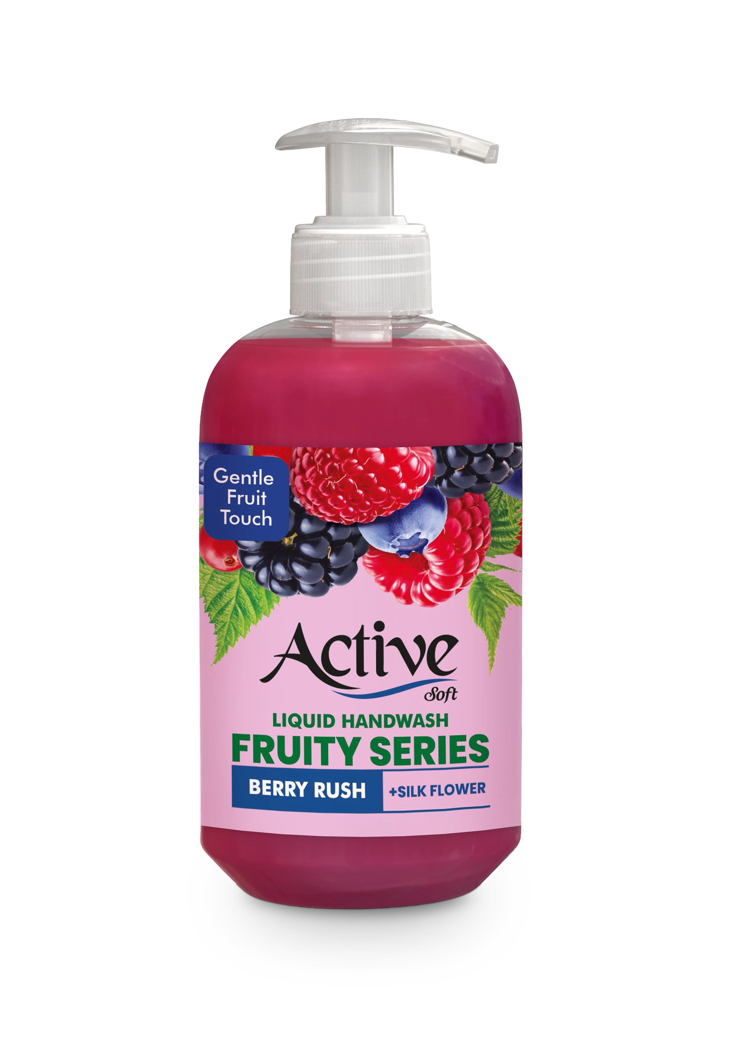 مایع دستشویی صدفی سری فروتی 450 گرمی اکتیو